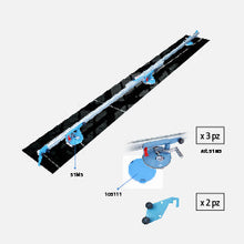 Load image into Gallery viewer, KERALIFT de 340x100 cm + 3 ventosas Pro-Grip + 2 soportes de seguridad (Art. 1D3)
