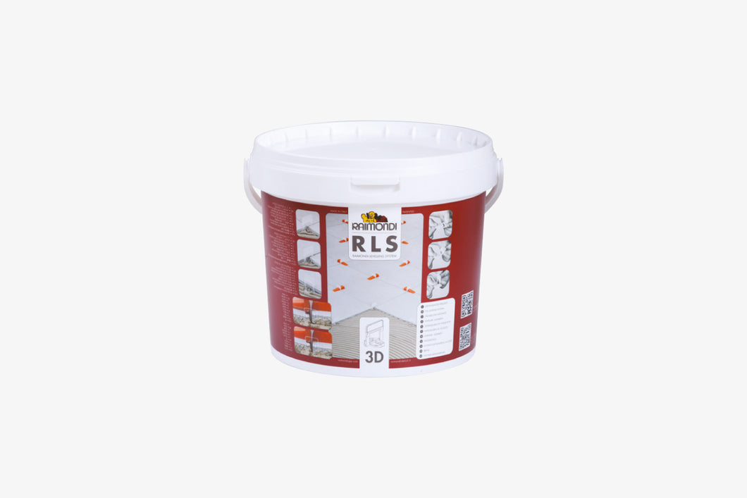 KIT RLS: 75 Bases 3D (Junta 1,5 mm) + 75 Cuñas + 1 Tenaza